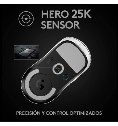 Ratón LOGITECH GAMING PRO X Superlight Wireless Blanco
