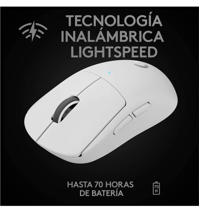 Ratón LOGITECH GAMING PRO X Superlight Wireless Blanco