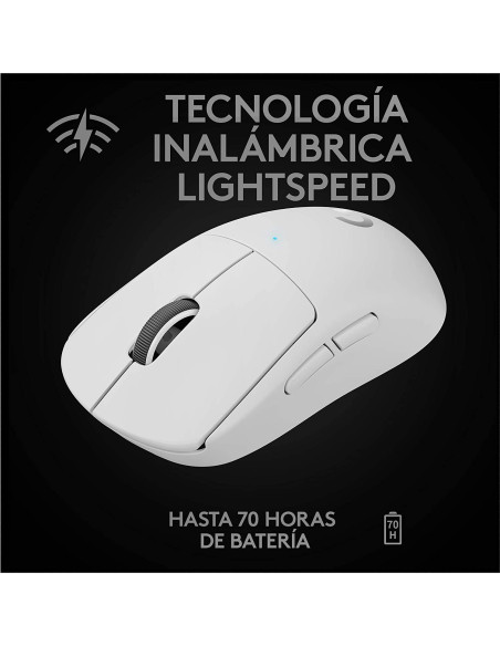 Ratón LOGITECH GAMING PRO X Superlight Wireless Blanco