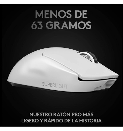 Ratón LOGITECH GAMING PRO X Superlight Wireless Blanco