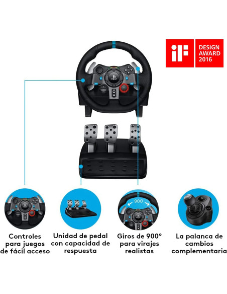 Volante y pedales LOGITECH G29 Driving Force