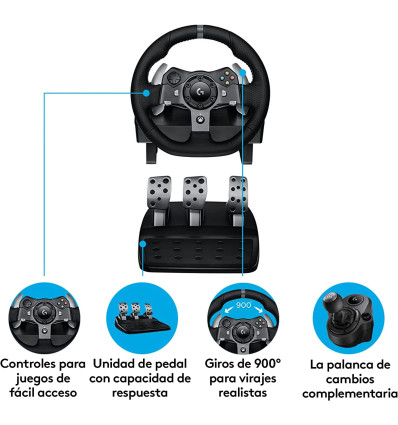 Volante y pedales LOGITECH G920 Driving Force