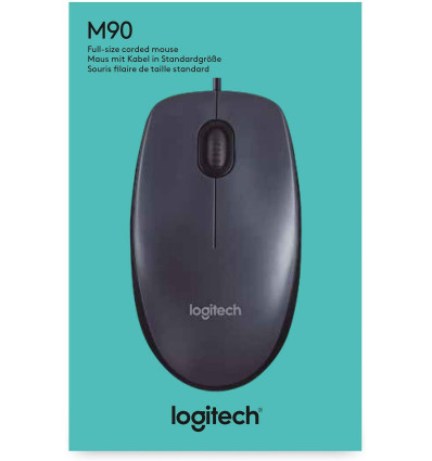 Ratón LOGITECH M90 Negro