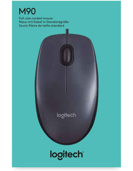 Ratón LOGITECH M90 Negro