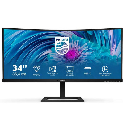 Monitor Philips E Line 346E2CUAE/00 34" WQHD VA