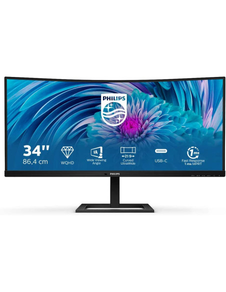 Monitor Philips E Line 346E2CUAE/00 34" WQHD VA