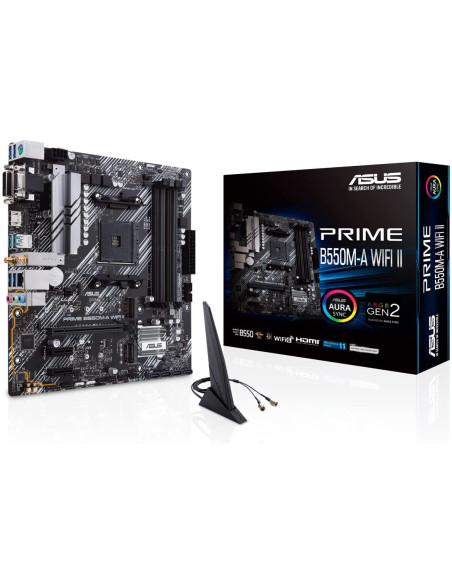 Placa base Asus Prime B550M-A WiFi II Socket AM4 con caja