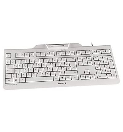 Teclado CHERRY KC 1000 Blanco + Lector DNIE