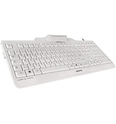 Teclado CHERRY KC 1000 Blanco + Lector DNIE