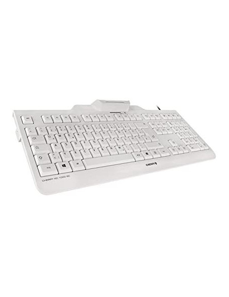 Teclado CHERRY KC 1000 Blanco + Lector DNIE