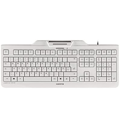 Teclado CHERRY KC 1000 Blanco + Lector DNIE