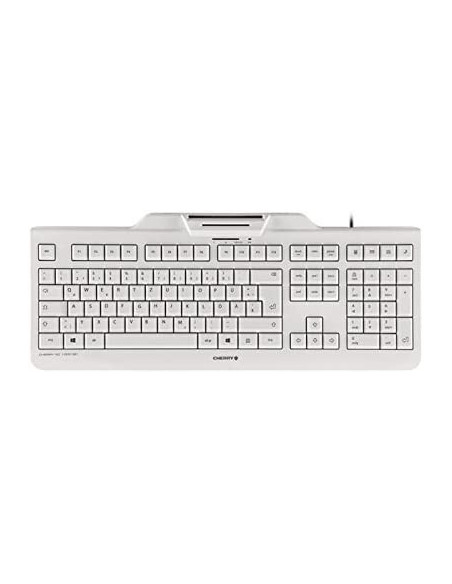 Teclado CHERRY KC 1000 Blanco + Lector DNIE