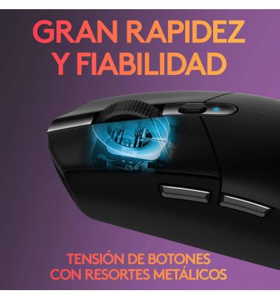 Ratón LOGITECH G305 Lightspeed Negro