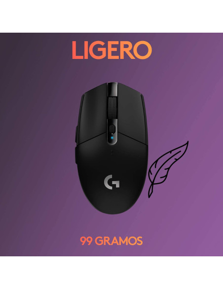 Ratón LOGITECH G305 Lightspeed Negro