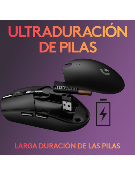 Ratón LOGITECH G305 Lightspeed Negro
