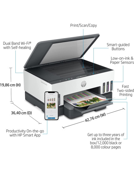 Impresora HP SMART TANK 7005 Multifunción