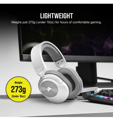 Corsair HS55 Stereo - Comprar Auriculares Gaming Blancos