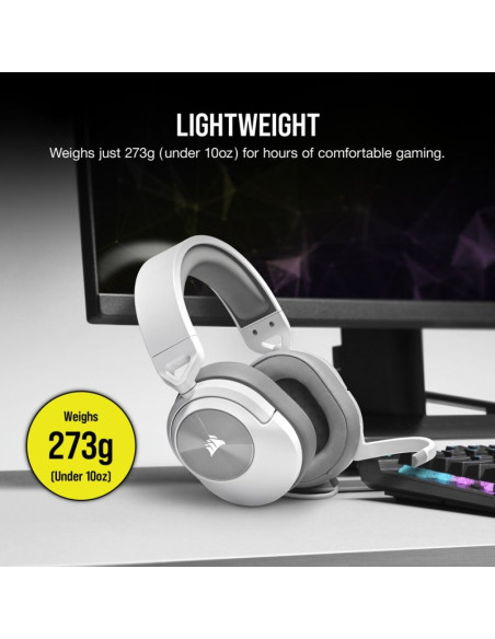 Corsair HS55 Stereo - Comprar Auriculares Gaming Blancos