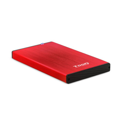 Caja externa Disco Duro TooQ TQE-2527 USB 3.0 2.5" SATA 3 Roja
