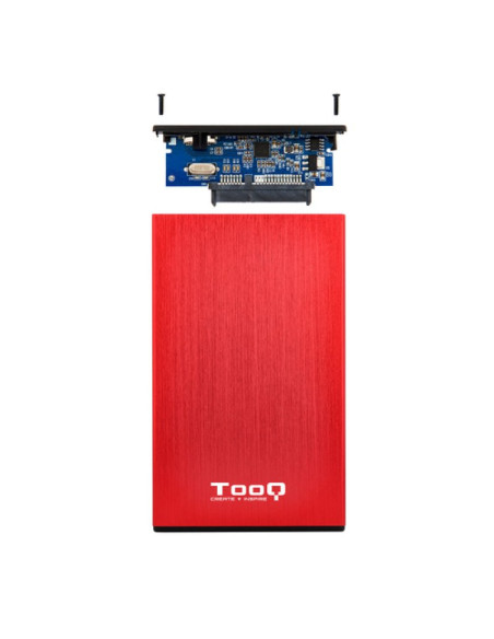 Caja externa Disco Duro TooQ TQE-2527 USB 3.0 2.5" SATA 3 Roja