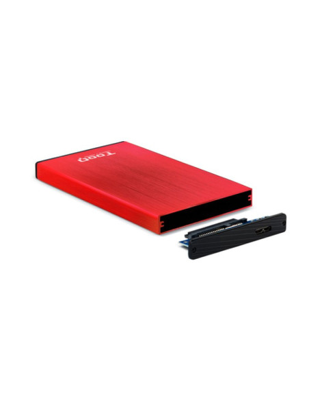 Caja externa Disco Duro TooQ TQE-2527 USB 3.0 2.5" SATA 3 Roja