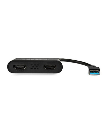 Adaptador Gráfico Externo StarTech USB 3.0 a 2 Puertos HDMI