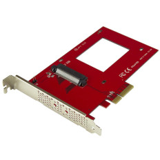Adaptador Startech PEX4SFF8639 Tarjeta PCI Express Interfaz U.2 Interno