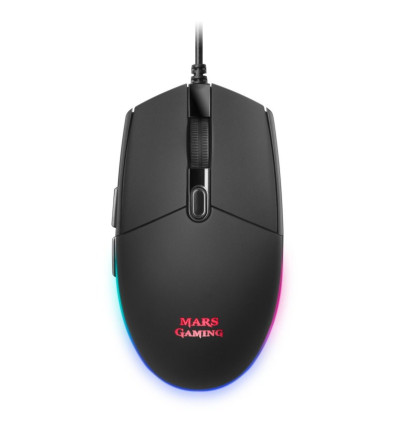 Combo Gaming Mars Teclado RGB + Ratón MCPTKL 3200 DPI Negros