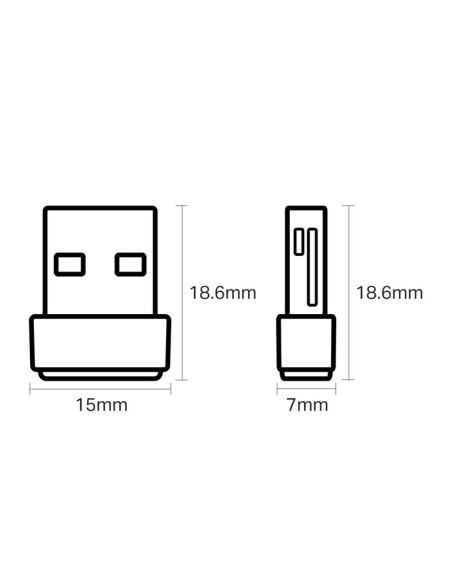 Adaptador Wifi TP-LINK Archer T2U Nano AC600