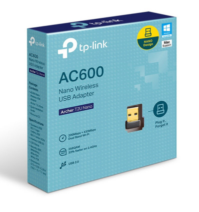 Adaptador Wifi TP-LINK Archer T2U Nano AC600