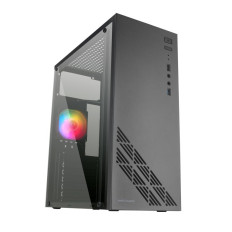 Caja Mars Gaming MC100 FRGB Cristal Acrílico USB 3.0 Negro