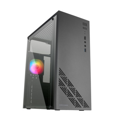 Caja Mars Gaming MC100 FRGB Cristal Acrílico USB 3.0 Negro