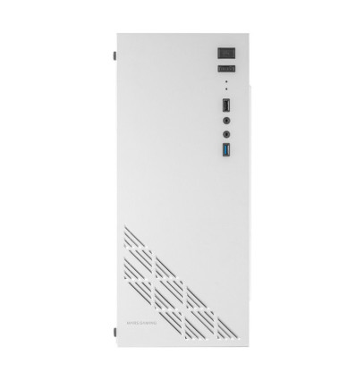 Caja Mars Gaming MC100W FRGB Cristal Acrílico USB 3.0 Blanco
