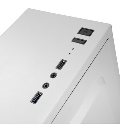 Caja Mars Gaming MC100W FRGB Cristal Acrílico USB 3.0 Blanco