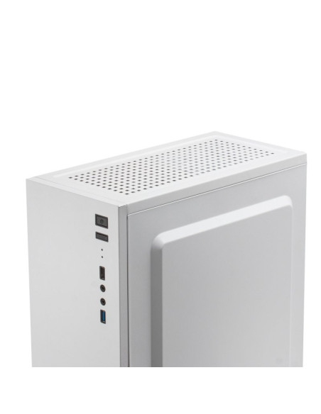 Caja Mars Gaming MC100W FRGB Cristal Acrílico USB 3.0 Blanco