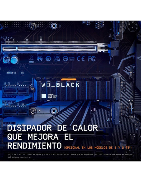 WD Black SN850X 2TB M.2 SSD - Comprar Disco Duro SSD con Disipador