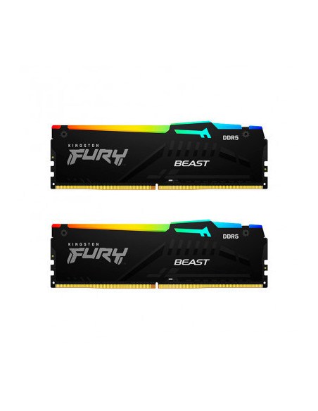 Kingston Fury Beast RGB - Comprar Memoria RAM 32GB DDR5 5600MHz CL40