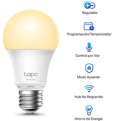 Tp-Link Tapo L510E 2700K WiFi E27 (Pack de 2)
