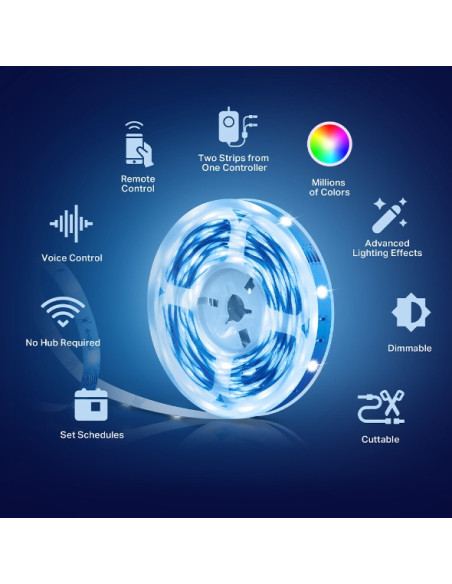 TP-Link Tapo L900-10 WiFi (2 x 5m) - Tira LED inteligente