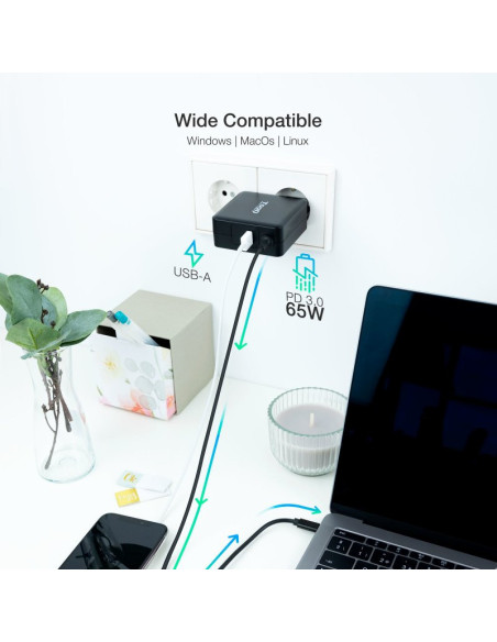 Tooq TQLC-USBC65PD 65W USB-C