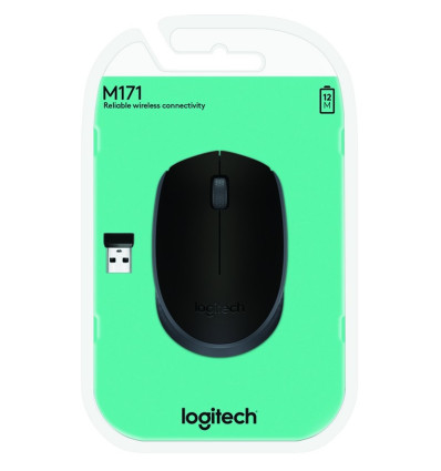 RATON LOGITECH M171 NEGRO WIRELESS 910-004424