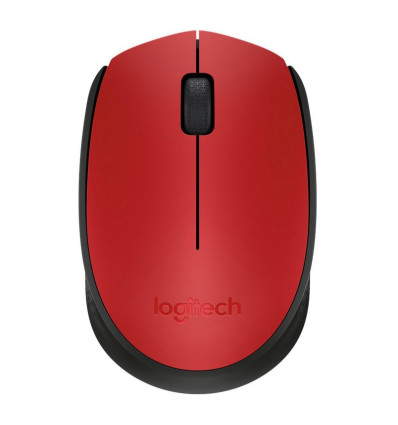 RATON LOGITECH M171 NEGRO-ROJO WIRELESS