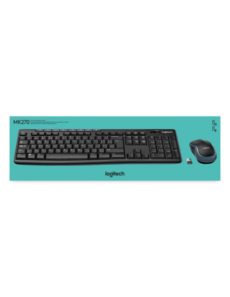TECLADO LOGITECH MK270 WIRELESS COMBO