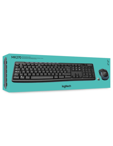 TECLADO LOGITECH MK270 WIRELESS COMBO