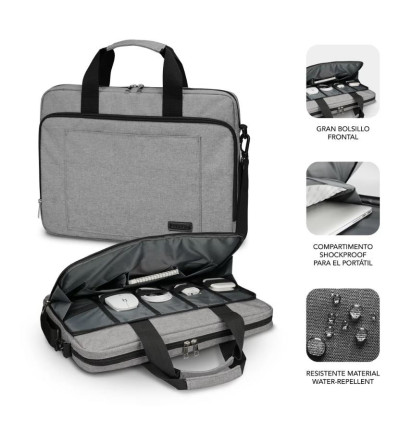 Subblim 15,6" Air Padding Laptop Gris