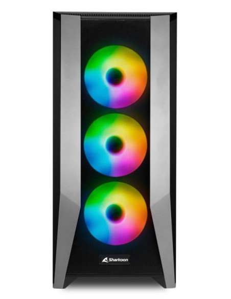Sharkoon TG7M RGB Cristal Templado USB 3.2 Negra