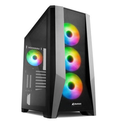 Sharkoon TG7M RGB Cristal Templado USB 3.2 Negra