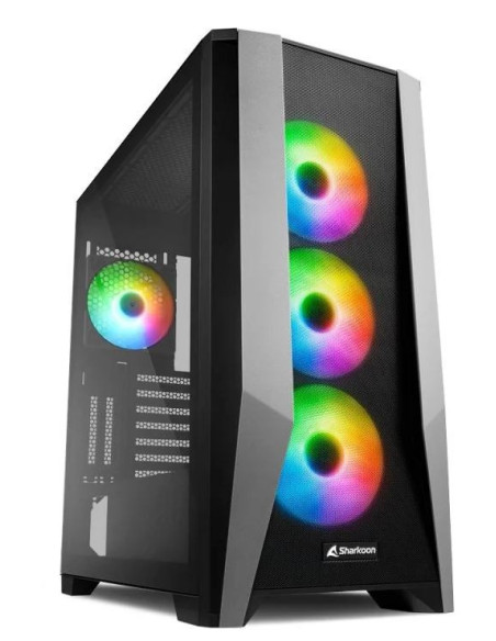 Sharkoon TG7M RGB Cristal Templado USB 3.2 Negra