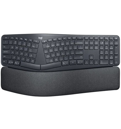 Logitech Ergo K860 Teclado Inalámbrico Ergonómico USB/Bluetooth Negro
