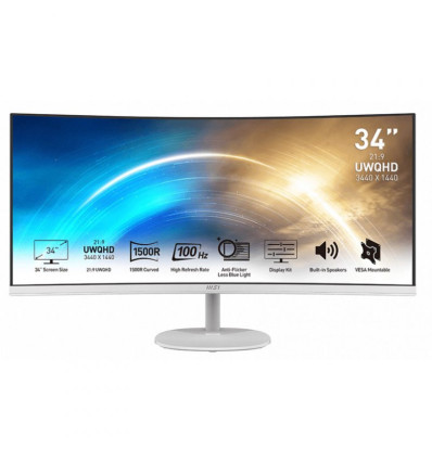 MSI Pro MP341CQW - Comprar monitor 34" UWQHD VA